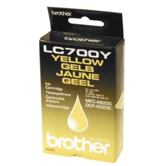 Brother LC-700Y Sarı Orjinal Kartuş - DCP 4020C / MFC 4820C Brother LC-700Y Sarı Orjinal Kartuş - DCP 4020C / MFC 4820C