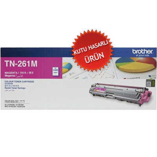 Brother TN-261M Kırmızı Orjinal Toner - HL-3150CDN Brother TN-261M Kırmızı Orjinal Toner - HL-3150CDN