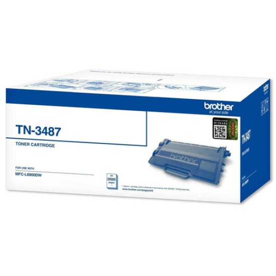 Brother TN-3487 Orjinal Toner 20.000 Sayfa - HL-L6400DW Brother TN-3487 Orjinal Toner 20.000 Sayfa - HL-L6400DW