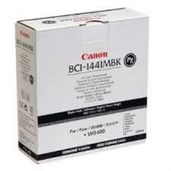 Canon BCI-1441MBK (0174B001AA) Mat Siyah Orjinal Kartuş - W8400 / W8200PG (T10058) Canon BCI-1441MBK (0174B001AA) Mat Siyah Orjinal Kartuş - W8400 / W8200PG (T10058)