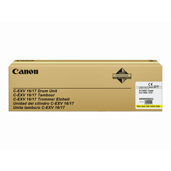 Canon C-EXV16 / C-EXV17 (0255B002AA) Sarı Orjinal Drum Ünitesi - CLC-4040 / CLC-5151 Canon C-EXV16 / C-EXV17 (0255B002AA) Sarı Orjinal Drum Ünitesi - CLC-4040 / CLC-5151