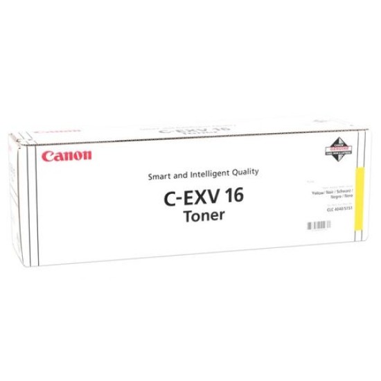 Canon C-EXV16 (1066B002) Sarı Orjinal Toner - CLC-4040 / CLC-5151 (T11185)