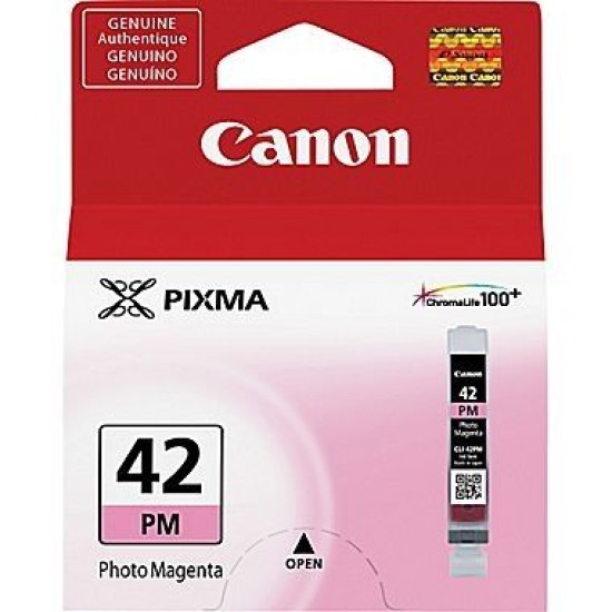 Canon CLI-42PM (6389B001AA) Foto Kırmızı Orjinal Kartuş - Pixma Pro 100 Canon CLI-42PM (6389B001AA) Foto Kırmızı Orjinal Kartuş - Pixma Pro 100