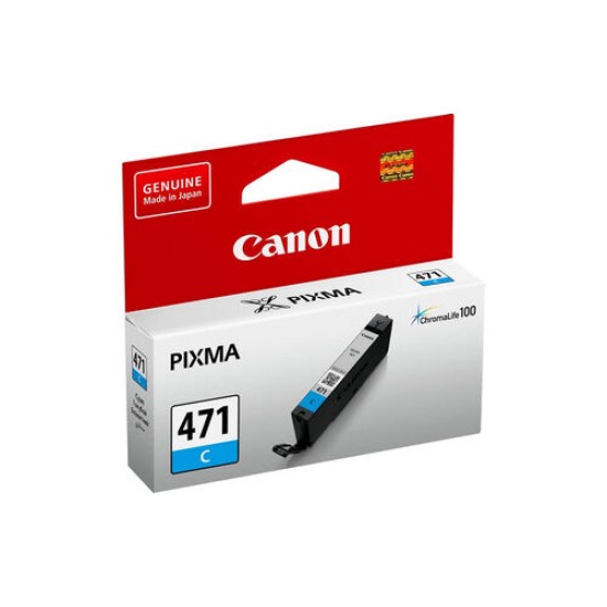 Canon CLI-471C (0401C001AA) Mavi Orjinal Kartuş - MG5740 / MG6840 (T16450)