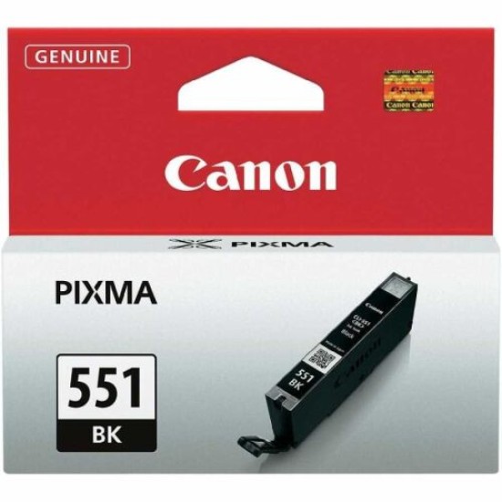 Canon CLI-551BK (6508B001AA) Siyah Orjinal Kartuş - MG5450 / MG6350 Canon CLI-551BK (6508B001AA) Siyah Orjinal Kartuş - MG5450 / MG6350