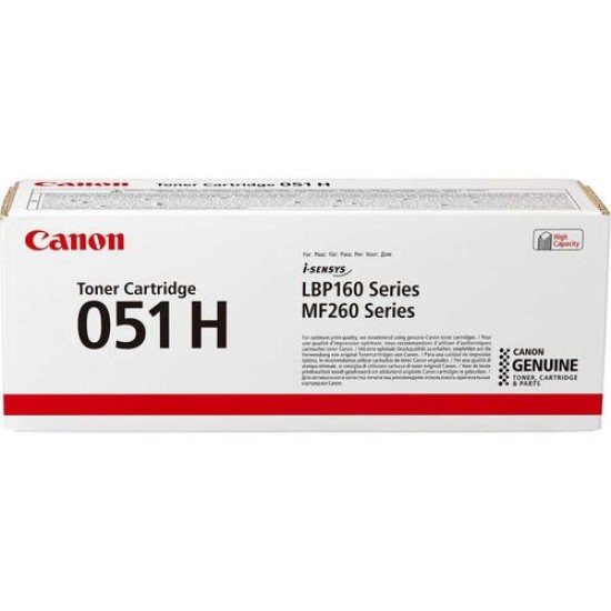 Canon CRG-051H BK (2169C002) Siyah Orjinal Toner - LBP160dw / MF264dw (T12579)