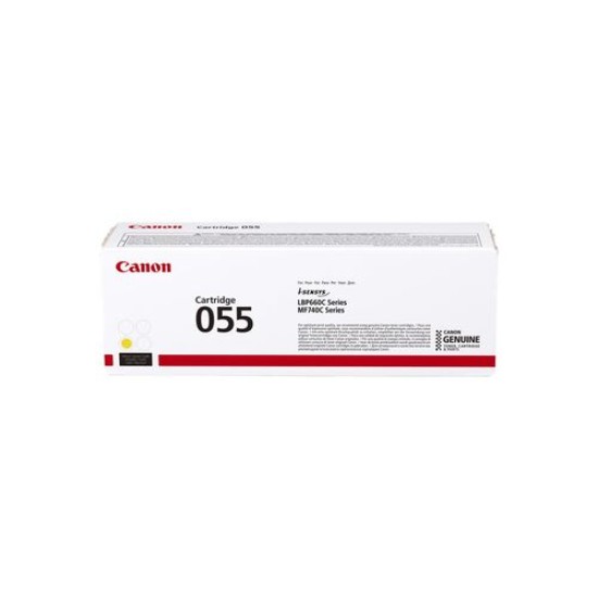 Canon CRG-055Y (3013C002) Sarı Orjinal Toner - LBP662Cdw / MF742Cdw (T12582)