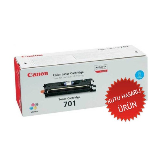Canon CRG-701C (9286A003) Mavi Orjinal Toner - LBP5200 / MF8180 (C) (T9268) Canon CRG-701C (9286A003) Mavi Orjinal Toner - LBP5200 / MF8180 (C) (T9268)