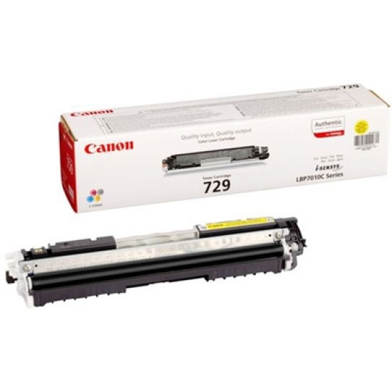 Canon CRG-729Y (4367B002) Sarı Orjinal Toner - LBP7010C / LBP7018C (T3795)