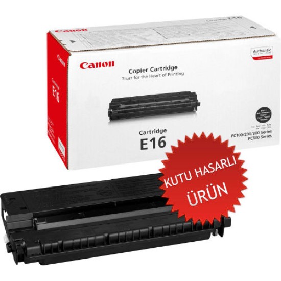 Canon E16 (1492A003AA) Orjinal Toner -FC200 / FC220 / FC320 (C) (T9299) Canon E16 (1492A003AA) Orjinal Toner -FC200 / FC220 / FC320 (C) (T9299)