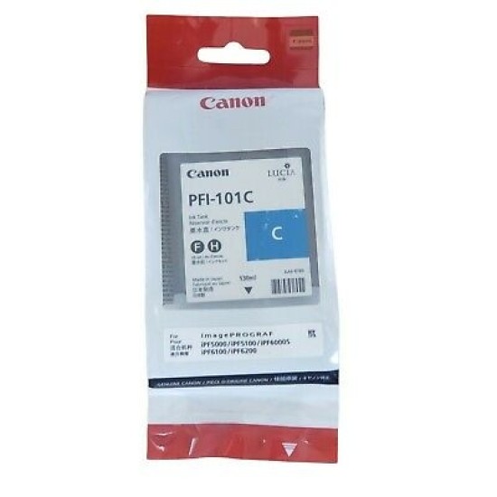 Canon PFI-101C (0884B001AA) Mavi Orjinal Kartuş - IPF6000s / IPF5000 (T16766)