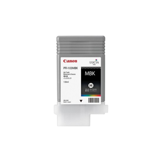 Canon PFI-103MBK (2211B001AA) Mat Siyah Orjinal Kartuş - iPF5100 / iPF6100 (T16769)