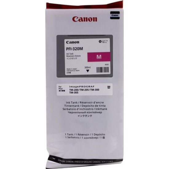 Canon PFI-320M (2892C001) Kırmızı Orjinal Kartuş - TM-200 / TM-205  (T12647)