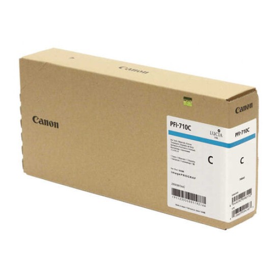Canon PFI-710C (2355C001) Mavi Orjinal Kartuş - TM-2000 / TM-3000  (T12664)