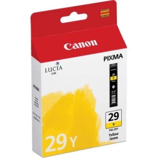 Canon PGI-29Y (4875B001) Sarı Orjinal Kartuş - Pixma Pro 1 Canon PGI-29Y (4875B001) Sarı Orjinal Kartuş - Pixma Pro 1