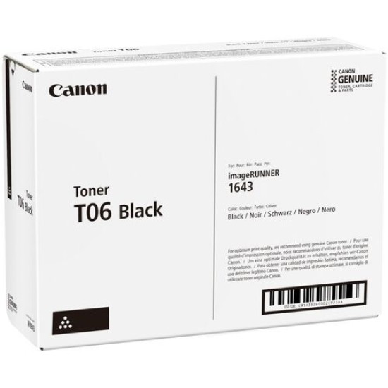 Canon T06 (3526C002) Siyah Orjinal Toner - 1643 / 1643IF (T12646)