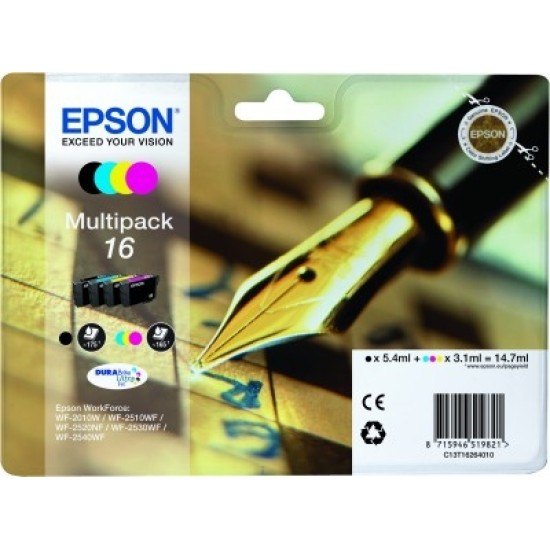 Epson C13T16264020 (16) Multipack Orjinal Kartuş - WF-2010 (T2817)