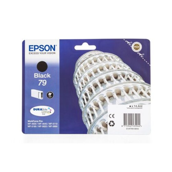 Epson C13T79114010 (79) Siyah Orjinal Kartuş - WF-4630 / WF-4640 Epson C13T79114010 (79) Siyah Orjinal Kartuş - WF-4630 / WF-4640