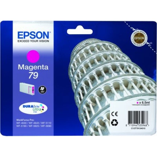 Epson C13T79134010 (79) Kırmızı Orjinal Kartuş - WF-4630 (T1879) Epson C13T79134010 (79) Kırmızı Orjinal Kartuş - WF-4630 (T1879)