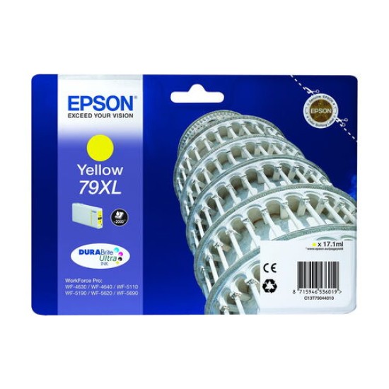Epson C13T79044010 (79XL) Sarı Orjinal Kartuş - WF-4630 Epson C13T79044010 (79XL) Sarı Orjinal Kartuş - WF-4630