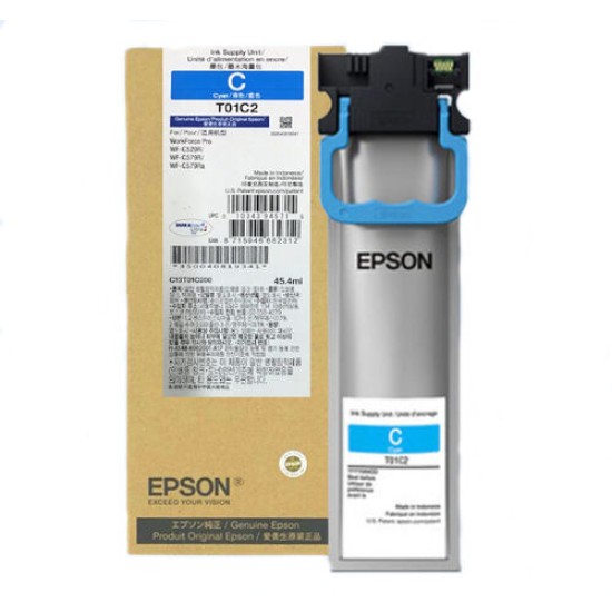 Epson C13T01C200 Mavi Orjinal Kartuş - WF-C529R (T16602)