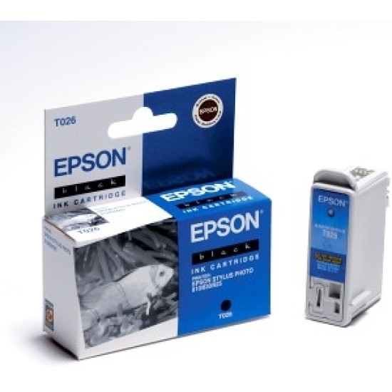 Epson C13T026401 (T026) Siyah Orjinal Kartuş - 810 Epson C13T026401 (T026) Siyah Orjinal Kartuş - 810