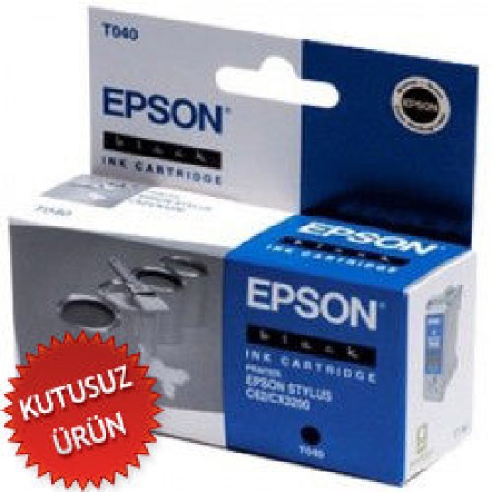 Epson C13T04014020 (T040) Siyah Orjinal Kartuş (U) (T10486) Epson C13T04014020 (T040) Siyah Orjinal Kartuş (U) (T10486)