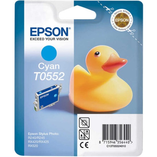 Epson C13T05524020 (T0552) Mavi Orjinal Kartuş - R240 / R245 (T2968)