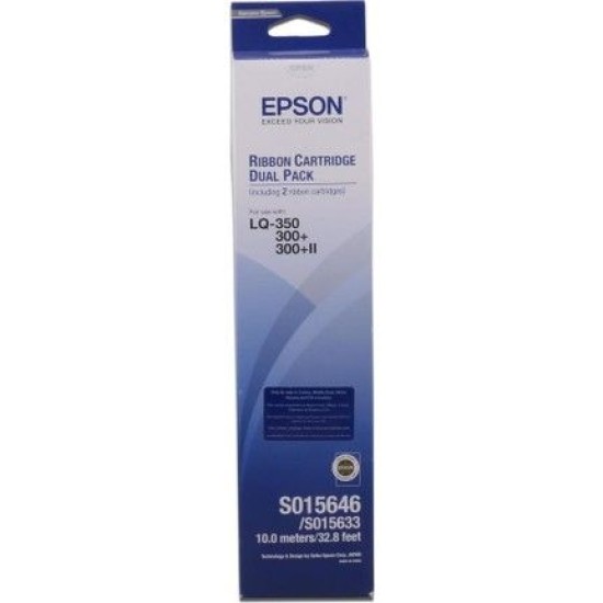 Epson C13S015646 2li Paket Orjinal Şerit - LQ-300 / LQ-350 Epson C13S015646 2li Paket Orjinal Şerit - LQ-300 / LQ-350