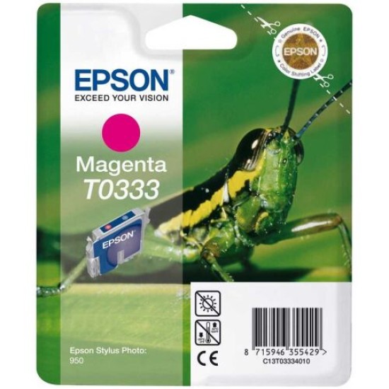 Epson C13T033340 (T0333) Kırmızı Orjinal Kartuş - Stylus Photo 950 Epson C13T033340 (T0333) Kırmızı Orjinal Kartuş - Stylus Photo 950