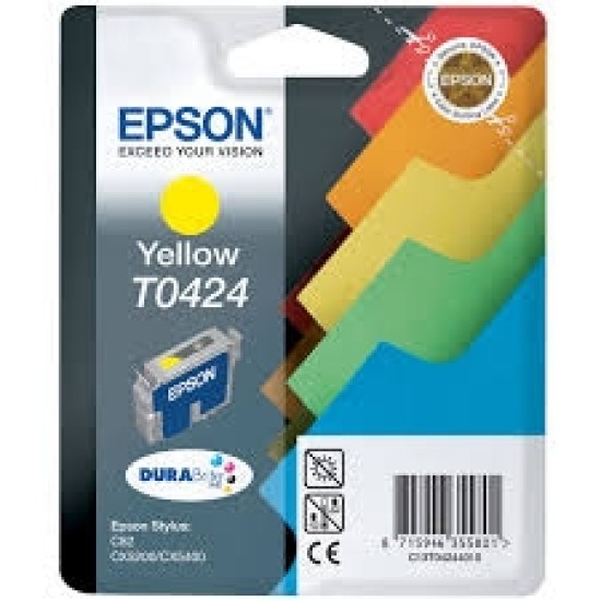 Epson C13T04244020 (T0424) Sarı Orjinal Kartuş - C82 / CX5200 Epson C13T04244020 (T0424) Sarı Orjinal Kartuş - C82 / CX5200