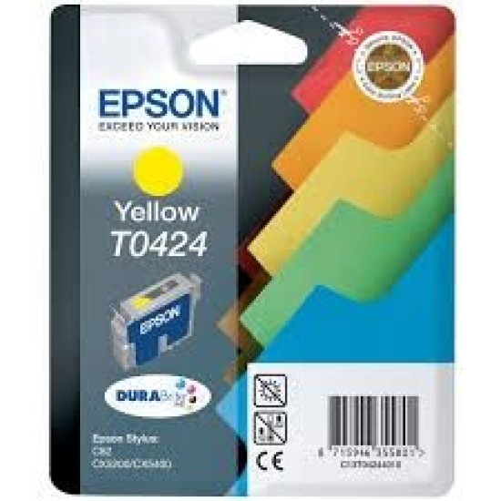 Epson C13T04244020 (T0424) Sarı Orjinal Kartuş - C82 / CX5200 Epson C13T04244020 (T0424) Sarı Orjinal Kartuş - C82 / CX5200