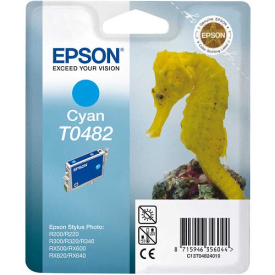 Epson C13T04824020 (T0482) Mavi Orjinal Kartuş - Stylus Photo R200 (T2912) Epson C13T04824020 (T0482) Mavi Orjinal Kartuş - Stylus Photo R200 (T2912)