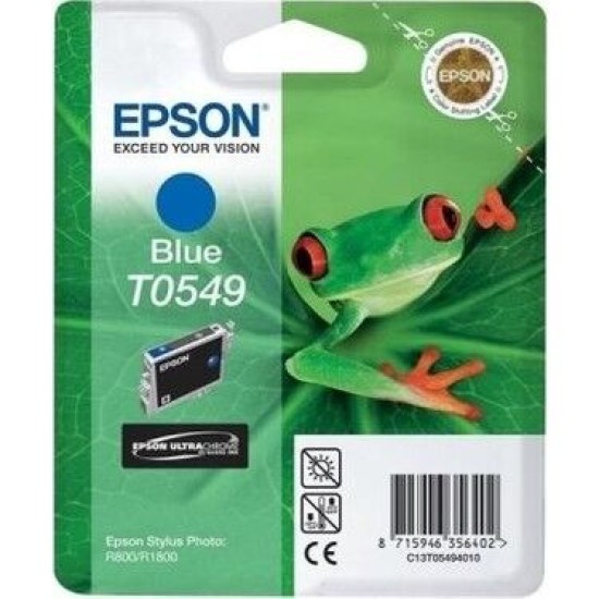 Epson C13T05494020 (T0549) Mavi Blue Orjinal Kartuş - Stylus Photo R800 (T2217)