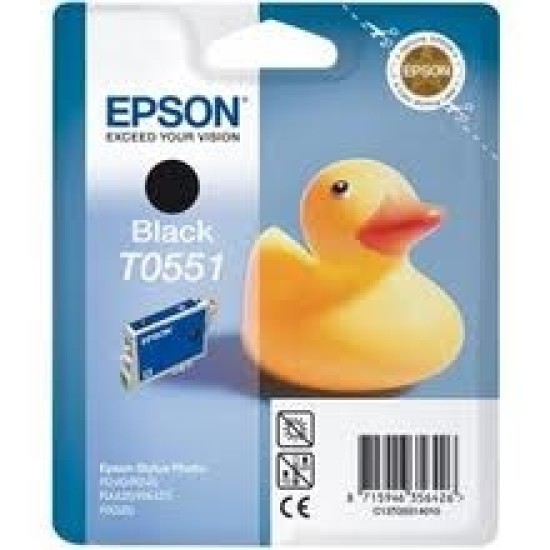 Epson C13T05514020 (T0551) Siyah Orjinal Kartuş - R240 / R245 (T2239) Epson C13T05514020 (T0551) Siyah Orjinal Kartuş - R240 / R245 (T2239)