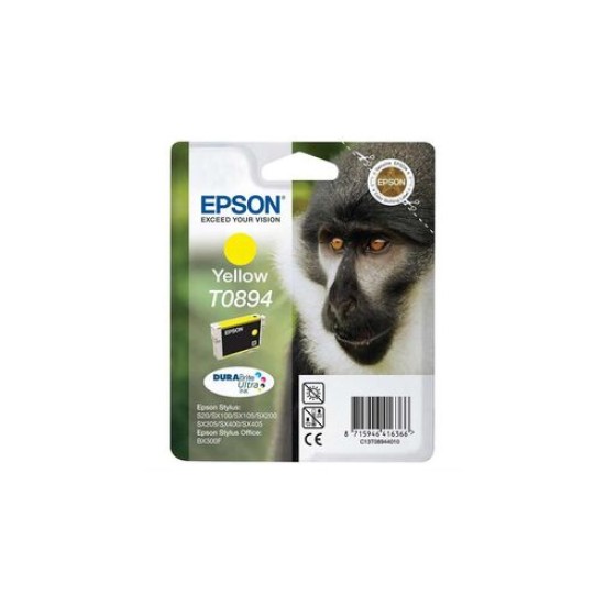 Epson C13T08944020 (T0894) Sarı Orjinal Kartuş - Stylus SX105 (T2158) Epson C13T08944020 (T0894) Sarı Orjinal Kartuş - Stylus SX105 (T2158)