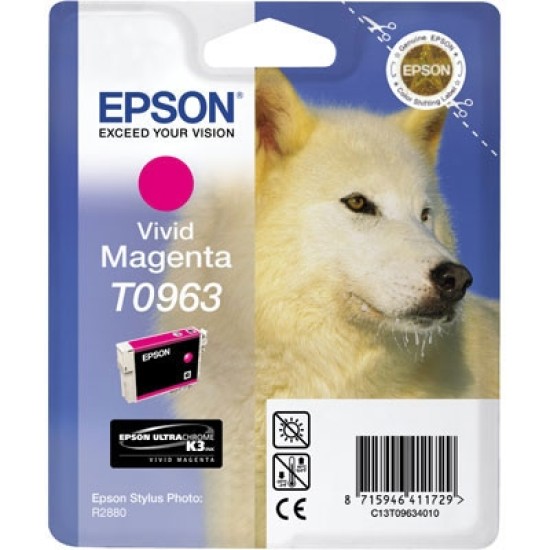 Epson C13T09634020 (T0963) Kırmızı Orjinal Kartuş - Photo R2880 Epson C13T09634020 (T0963) Kırmızı Orjinal Kartuş - Photo R2880