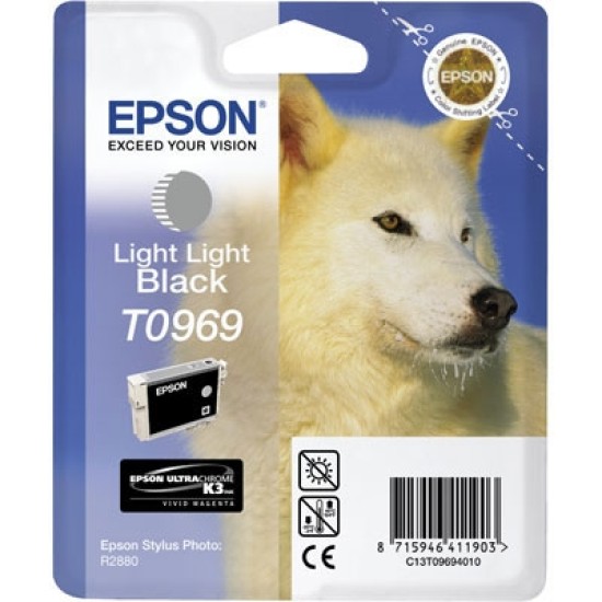 Epson C13T09694020 (T0969) Duble Açık Siyah Orjinal Kartuş - Photo R2880 (T2471)