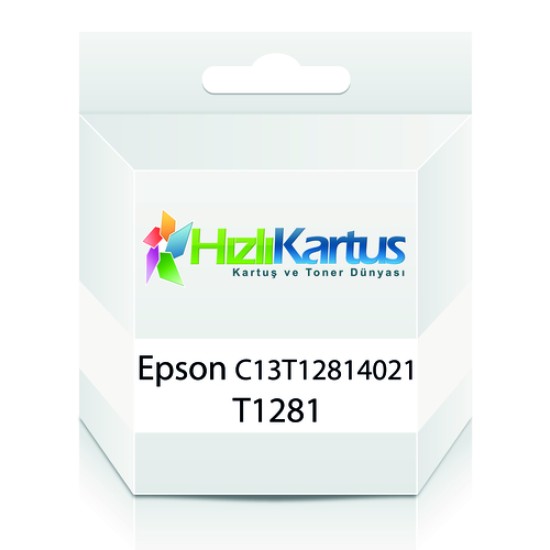 Epson C13T12814021 (T1281) Siyah Muadil Kartuş - Stylus SX125 Epson C13T12814021 (T1281) Siyah Muadil Kartuş - Stylus SX125