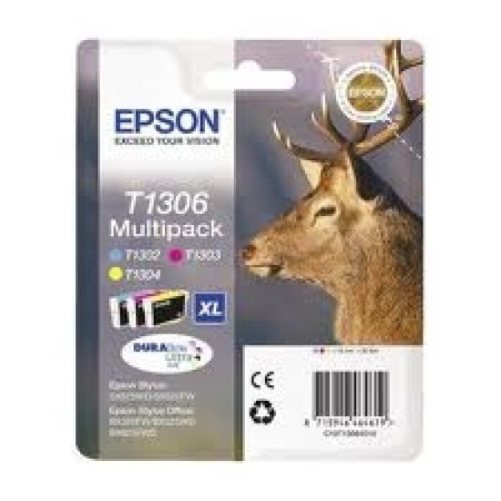 Epson C13T13064010 (T1306) Orjinal Multipack Kartuş Epson C13T13064010 (T1306) Orjinal Multipack Kartuş