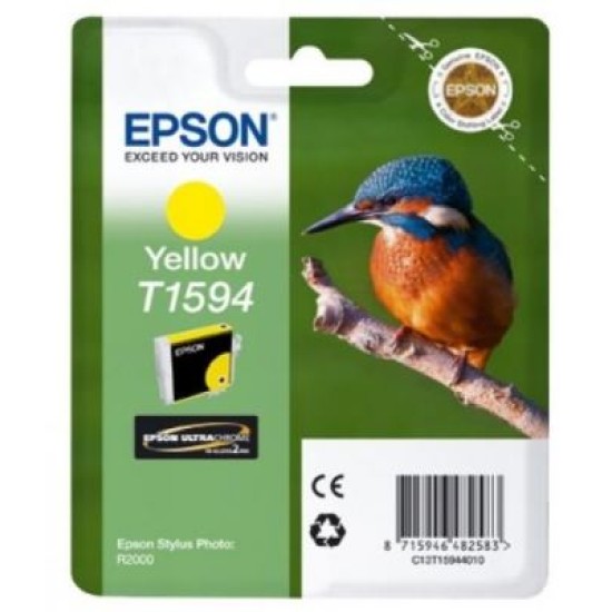 Epson C13T15944010 (T1594) Sarı Orjinal Kartuş - Stylus Photo R2000 (T1440)