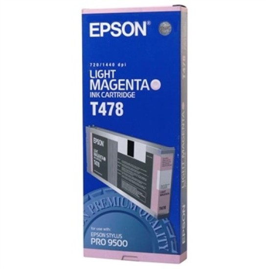 Epson C13T478011 (T478) Açık Kırmızı Orjinal Kartuş - Stylus Pro 9500 (T1789)