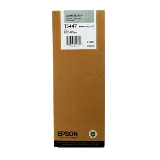 Epson C13T544700 (T5447) Açık Siyah Orjinal Kartuş - Stylus Pro 4000 (T1995) Epson C13T544700 (T5447) Açık Siyah Orjinal Kartuş - Stylus Pro 4000 (T1995)