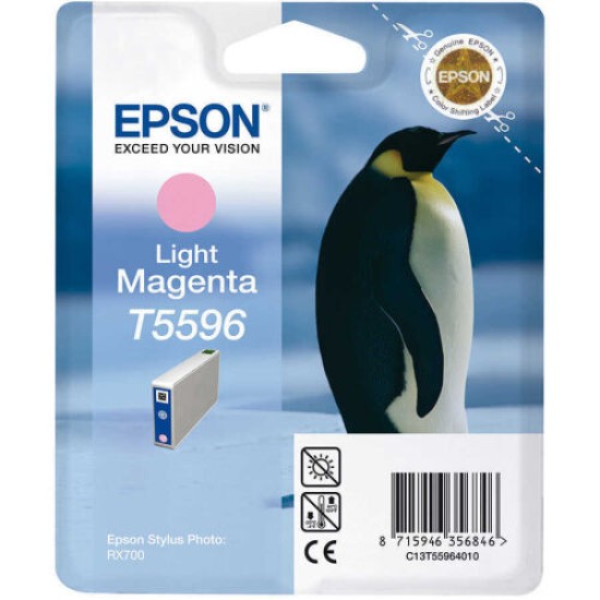 Epson C13T55964020 (T5596) Açık Kırmızı Orjinal Kartuş - Stylus Photo RX700 Epson C13T55964020 (T5596) Açık Kırmızı Orjinal Kartuş - Stylus Photo RX700