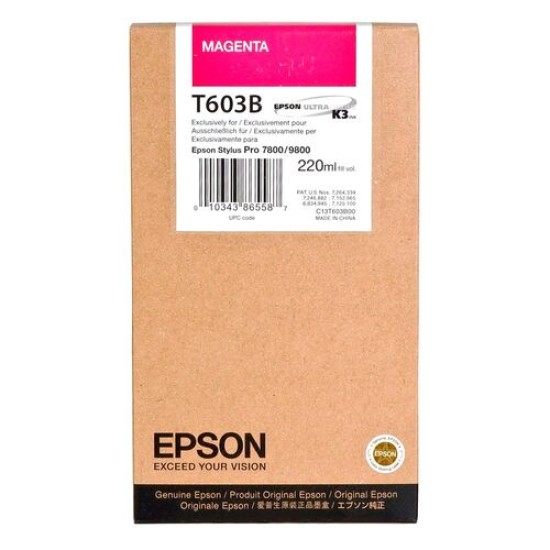 Epson C13T603B00 (T603B) Kırmızı Orjinal Kartuş - Stylus Pro 7800 Epson C13T603B00 (T603B) Kırmızı Orjinal Kartuş - Stylus Pro 7800