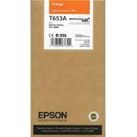 Epson C13T653A00 (T653A) Turuncu Orjinal Kartuş - Stylus Pro 4900 (T1810)