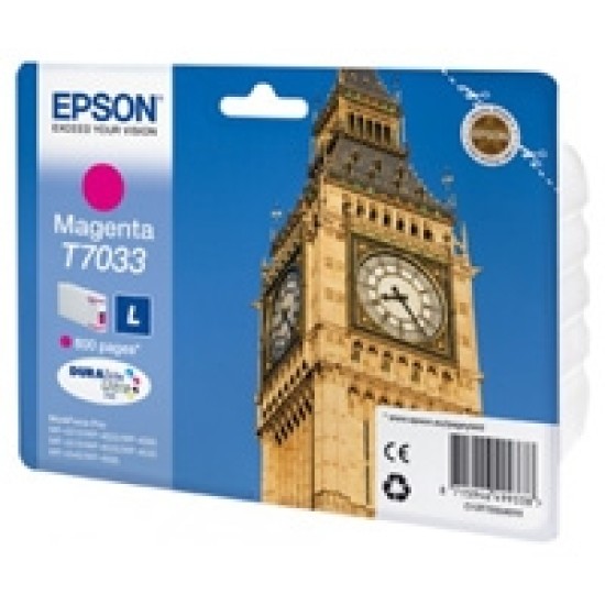 Epson C13T70334010 (T7033) Kırmızı Orjinal Kartuş - WP-4015DN (T1983)
