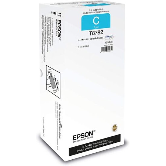 Epson C13T878240 (T8782) Mavi Orjinal Kartuş - WF-R5690DTWF (T13255)