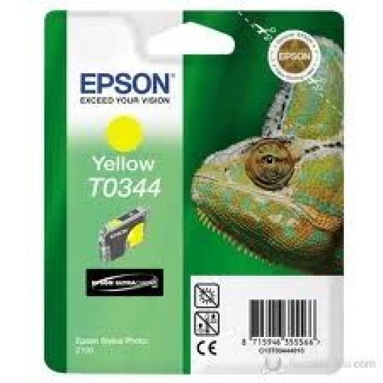 Epson C13T034440 (T0344) Sarı Orjinal Kartuş - Stylus Photo 2100 Epson C13T034440 (T0344) Sarı Orjinal Kartuş - Stylus Photo 2100