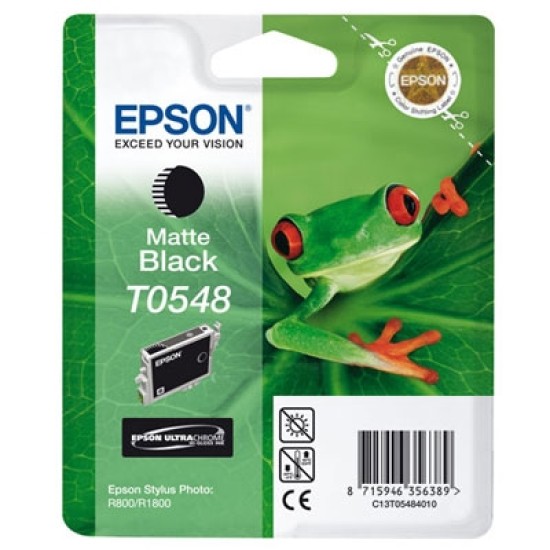 Epson C13T05484020 (T0548) Mat Siyah Orjinal Kartuş - Stylus Photo R800 (T2257)